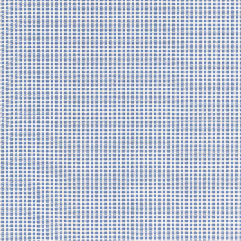 Schumacher Aruba Check Cornflower Fabric Sample 68041