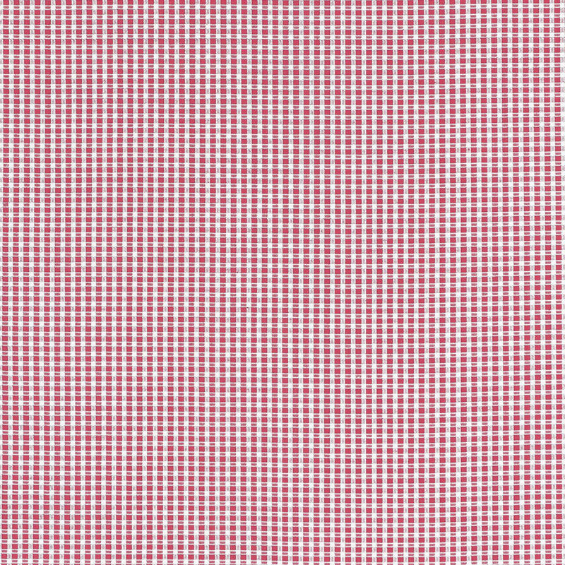 Schumacher Aruba Check Azalea Fabric 68044