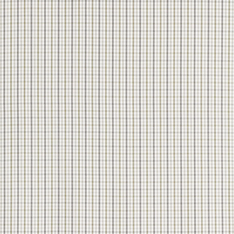 Schumacher Bahama Check Stone Fabric 68053