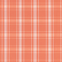 Schumacher Belize Plaid Orange Fabric 68093