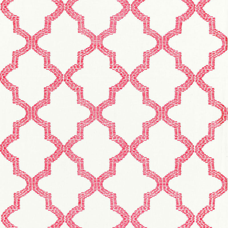 Schumacher Tangier Embroidery Peony Fabric Sample 68340