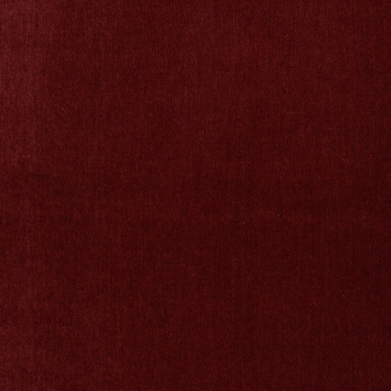 Schumacher Whistler Velvet Rouge Fabric Sample 68361