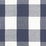 Schumacher Key Largo Check Navy Fabric 68370