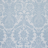 Schumacher Anna Damask Soft Blue Fabric 68437