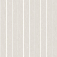 Schumacher Shirt Stripe Stone Wallpaper 6858