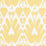 Schumacher Lela Cotton Ikat Canary Fabric 68580