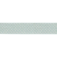 Schumacher Directoire Tape Teal Trim 68641