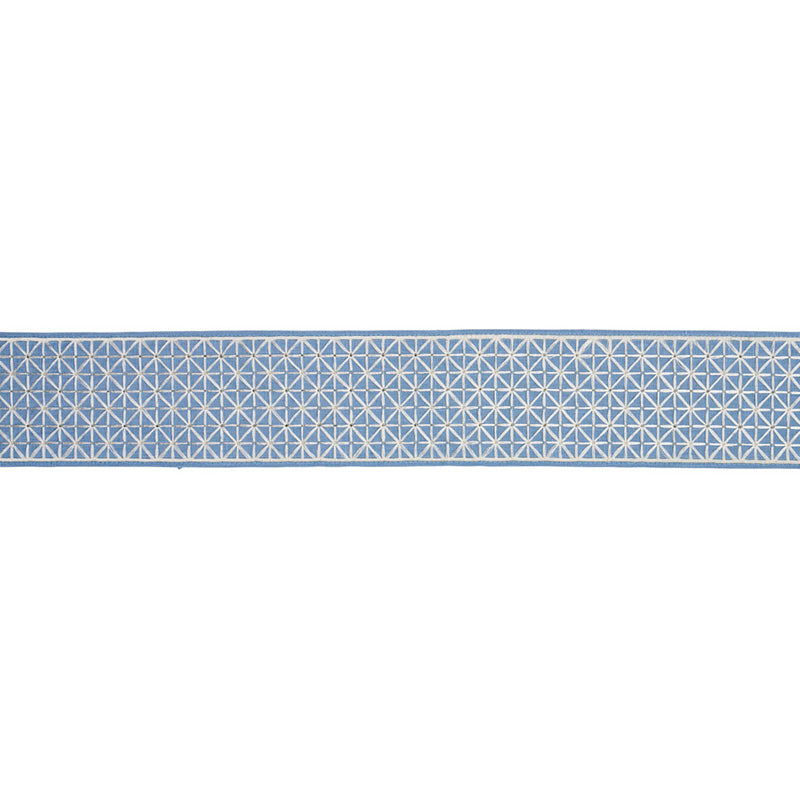 Schumacher Directoire Tape Sky Trim Sample 68647