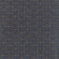 Schumacher Cosmati Chenille Ultramarine Fabric 68741