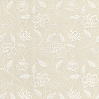 Schumacher Penelope Embroidery Linen Fabric 68761