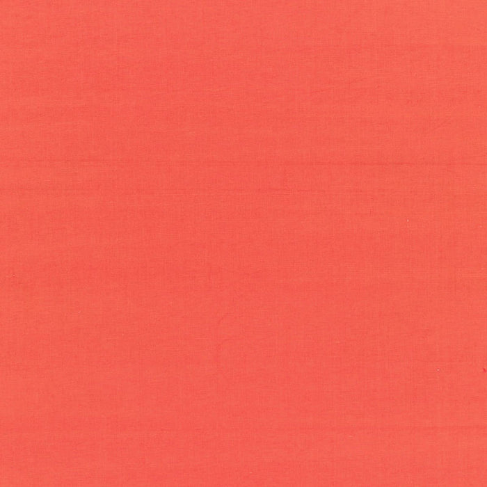 Schumacher Beckford Cotton Plain Poppy Fabric Sample 68789