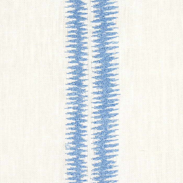 Schumacher Paloma Embroidery Chambray Fabric 68795
