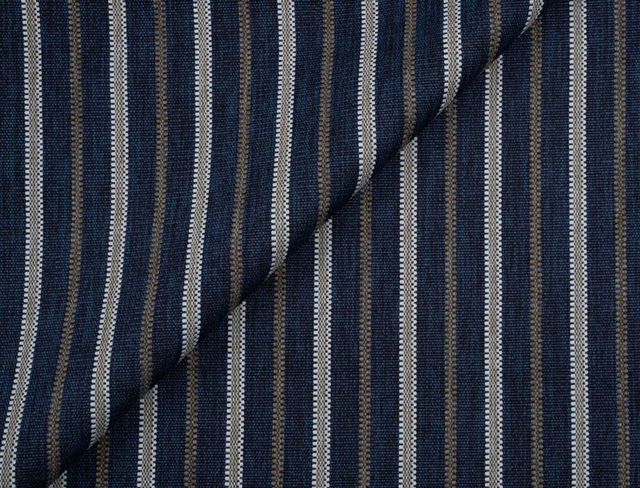Jim Thompson Samoa Stripe Indigo Fabric Sample JT013820005