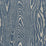 Schumacher Faux Bois Moire Weave Midnight Fabric Sample 68832