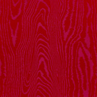 Schumacher Faux Bois Moire Weave Rouge Fabric 68833