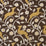Schumacher Les Gazelles Au Bois Chocolate Fabric Sample 68912