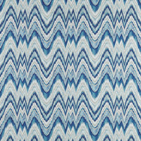 Schumacher Valkyrie Flame Stitch Delft Fabric 68940