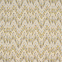 Schumacher Valkyrie Flame Stitch Lemon Sage Fabric 68944