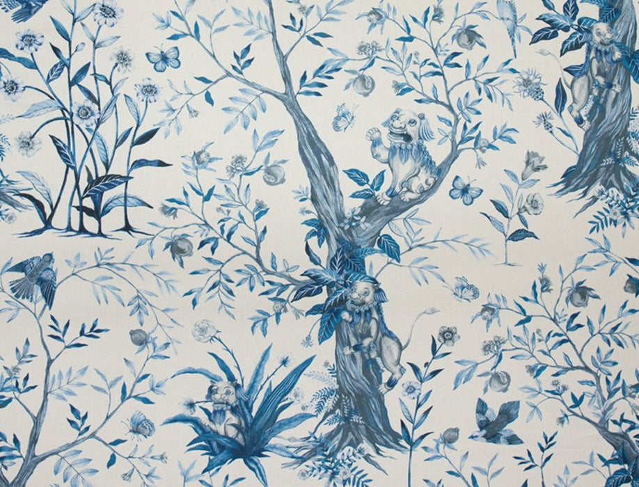 Jim Thompson Leo De Janeiro Chinese Porcelain Fabric Sample JT013629003