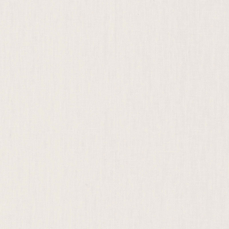 Schumacher Lange Glazed Linen Blanc Fabric Sample 69330
