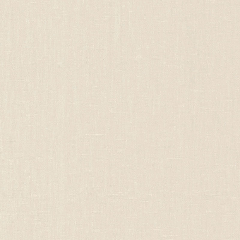 Schumacher Lange Glazed Linen Ivory Fabric Sample 69331