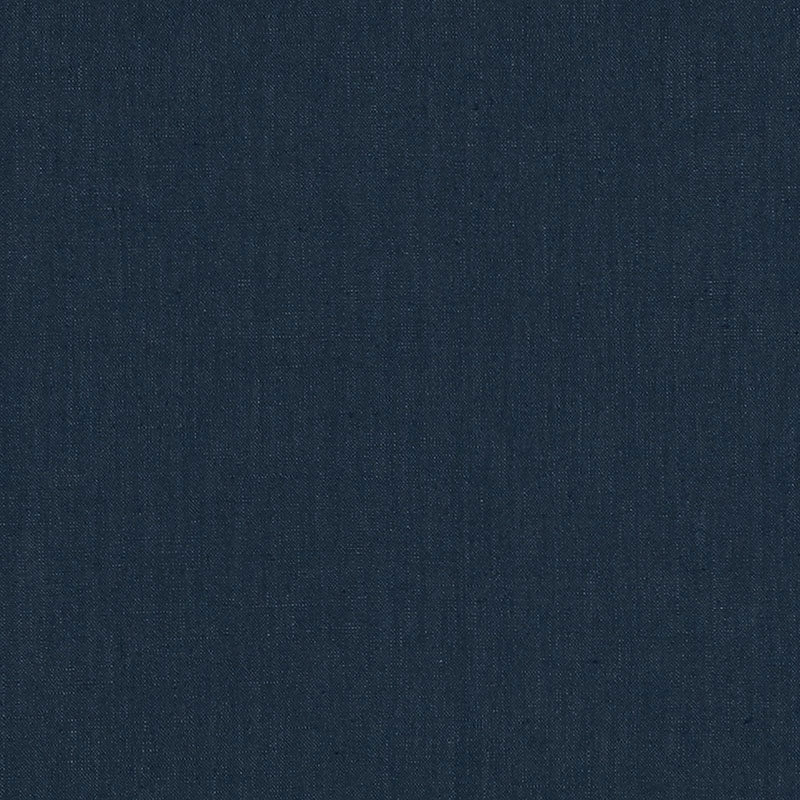 Schumacher Lange Glazed Linen Navy Fabric Sample 69346