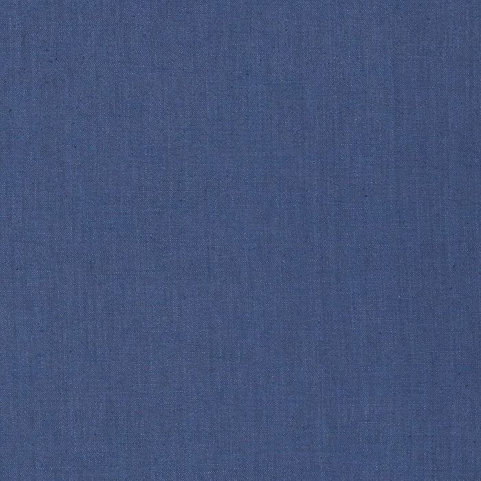 Schumacher Lange Glazed Linen Marine Fabric Sample 69347