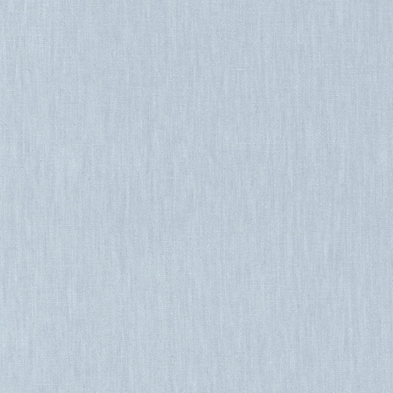 Schumacher Lange Glazed Linen Sky Fabric Sample 69349
