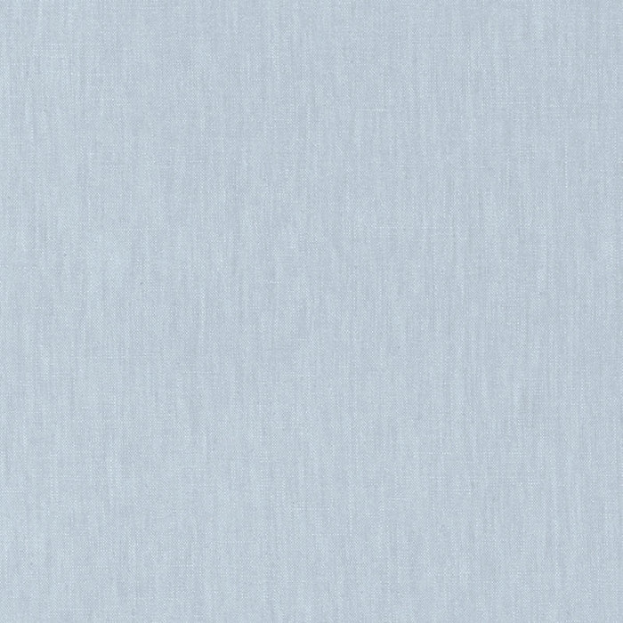 Schumacher Lange Glazed Linen Sky Fabric Sample 69349