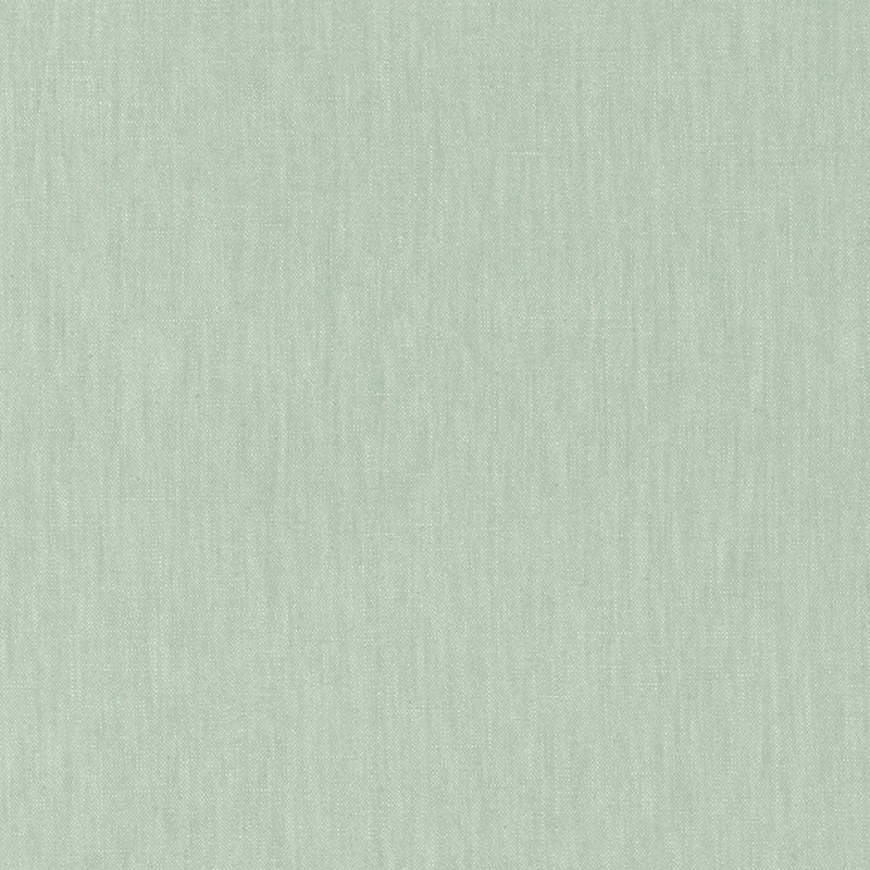 Schumacher Lange Glazed Linen Menthe Fabric Sample 69352