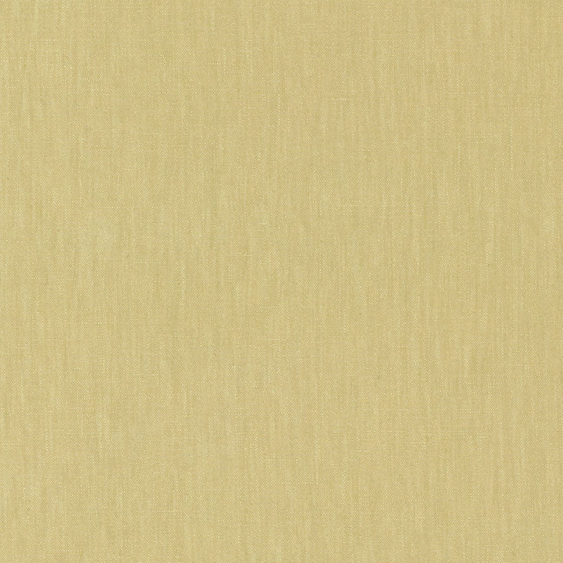 Schumacher Lange Glazed Linen Citron Fabric Sample 69356