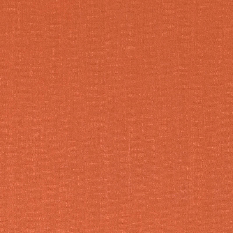 Schumacher Lange Glazed Linen Papaya Fabric Sample 69359