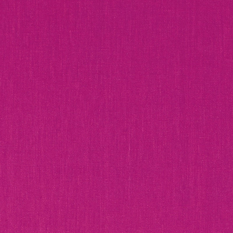 Schumacher Lange Glazed Linen Magenta Fabric Sample 69361