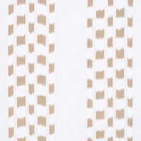 Schumacher Izmir Ikat Stripe Sand Fabric 69474