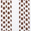 Schumacher Izmir Ikat Stripe Cocoa Fabric 69475