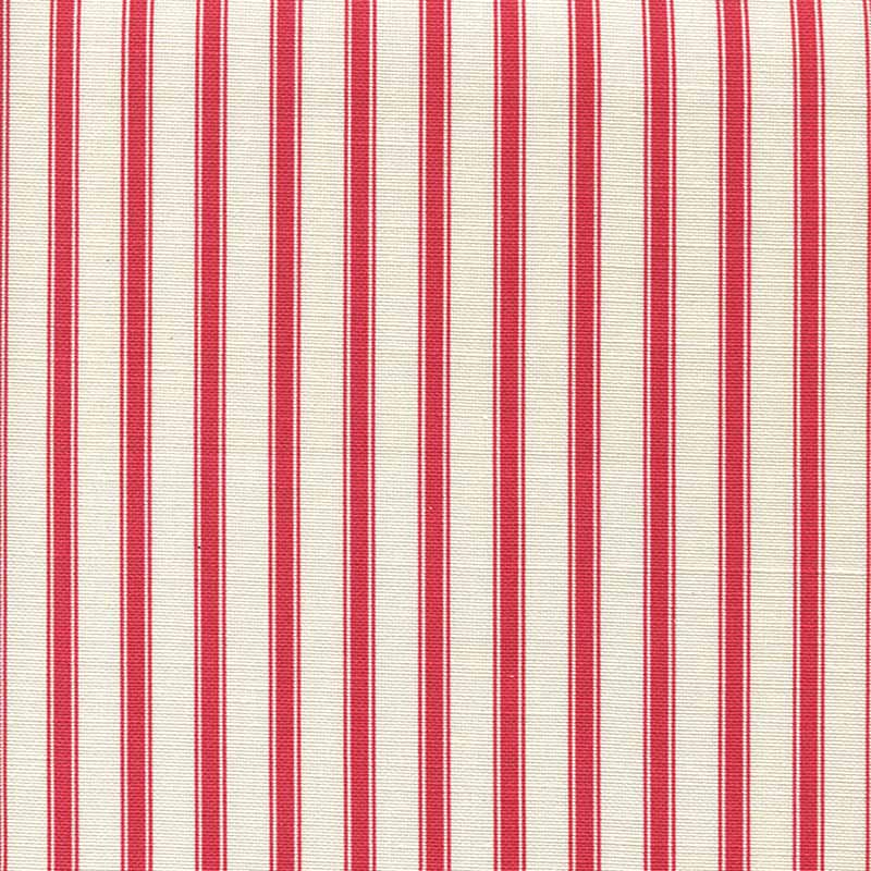 China Seas Chapelle Stripe Red Fabric Sample 6950-05