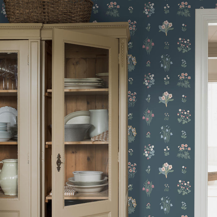 Schumacher Angsflora Spruce Wallpaper 6952