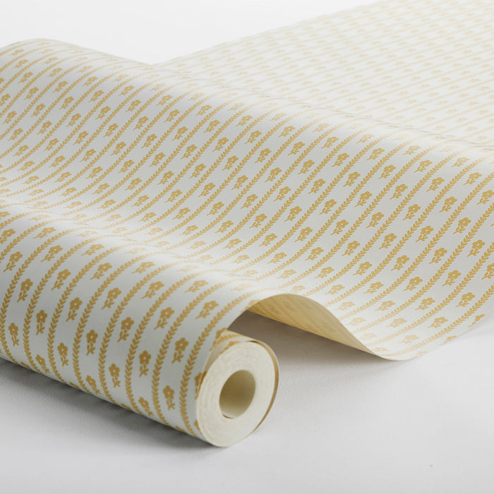 Schumacher Lilla Lyckan Mustard Wallpaper 6953