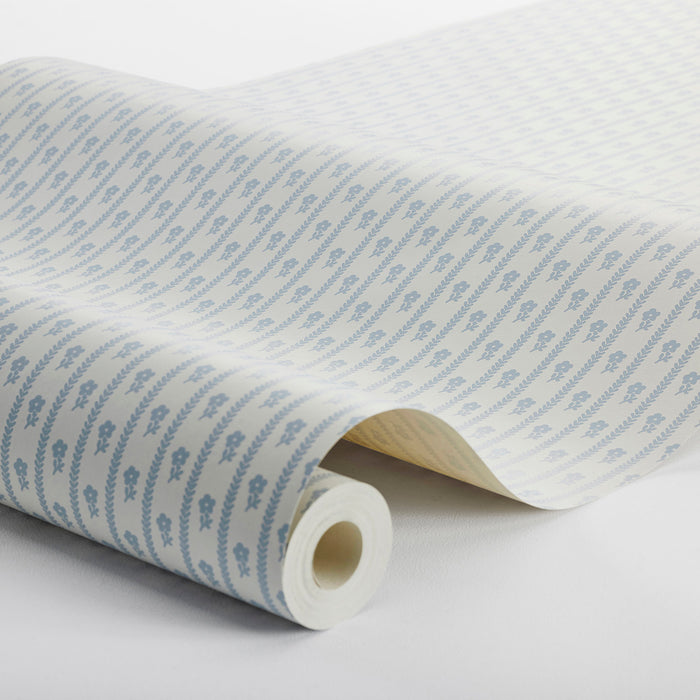 Schumacher Lilla Lyckan Blue Wallpaper 6956