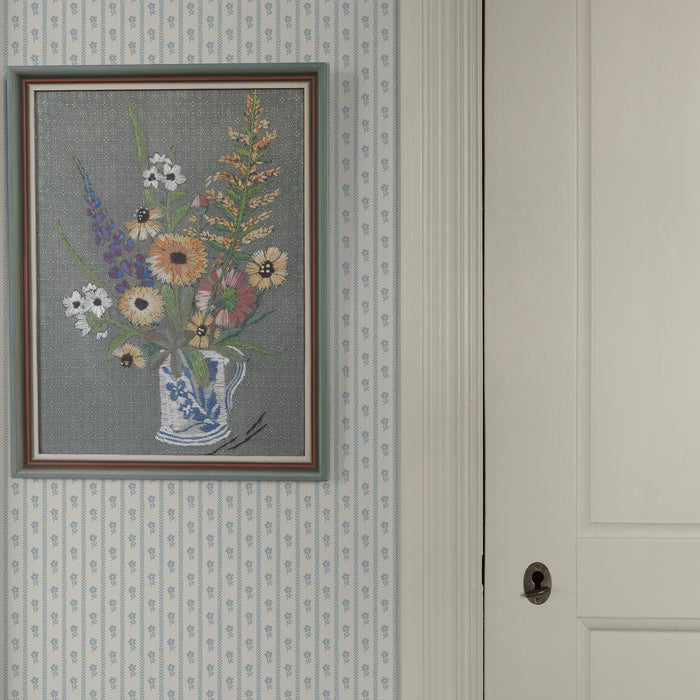 Schumacher Lilla Lyckan Blue Wallpaper 6956
