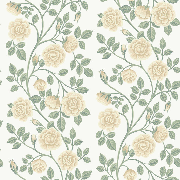Schumacher Elsa Sage Wallpaper Sample 6957