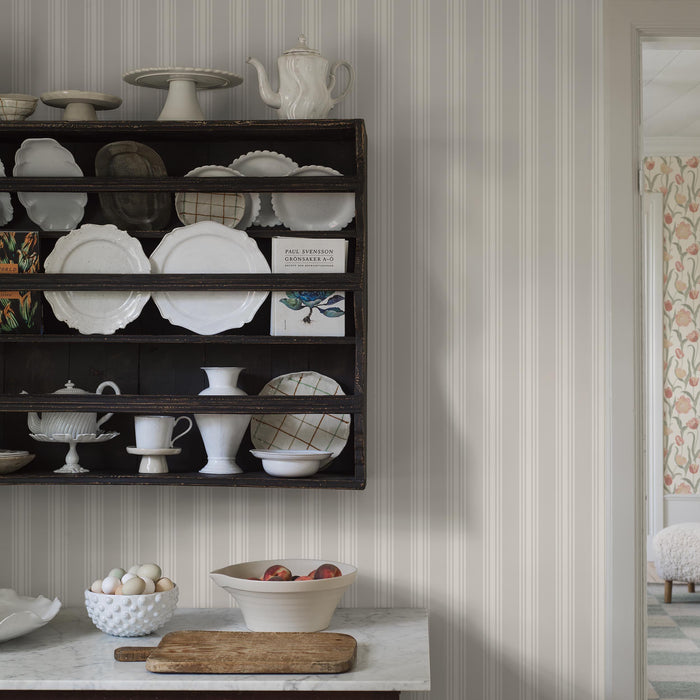 Schumacher Gunnebo Bone Wallpaper Sample 6961