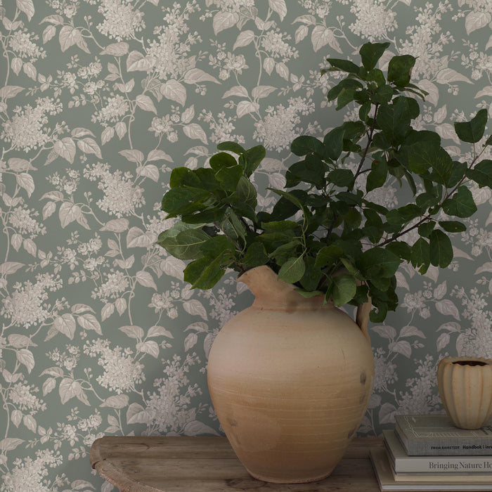 Schumacher Syren Olive Wallpaper 6963