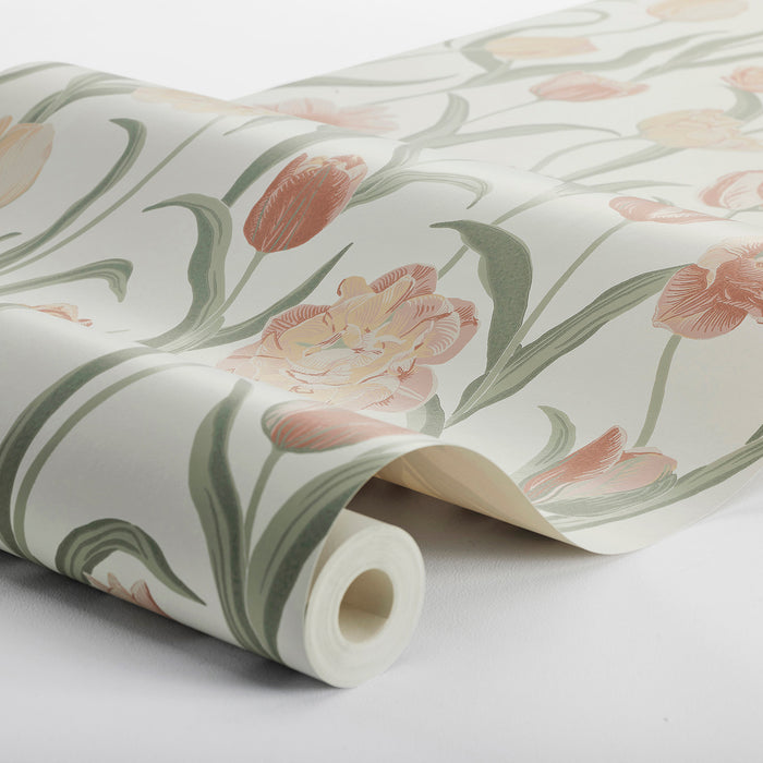 Schumacher La Belle Epoque Rose Wallpaper 6969
