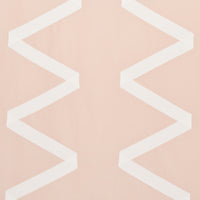 Schumacher Legere Linen Silk Applique Ivory On Blush Fabric 69693