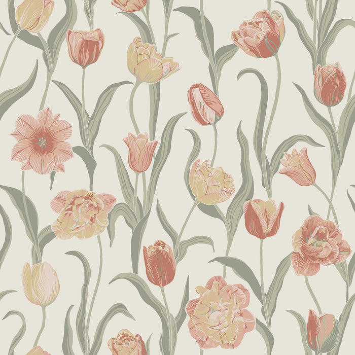 Schumacher La Belle Epoque Rose Wallpaper 6969