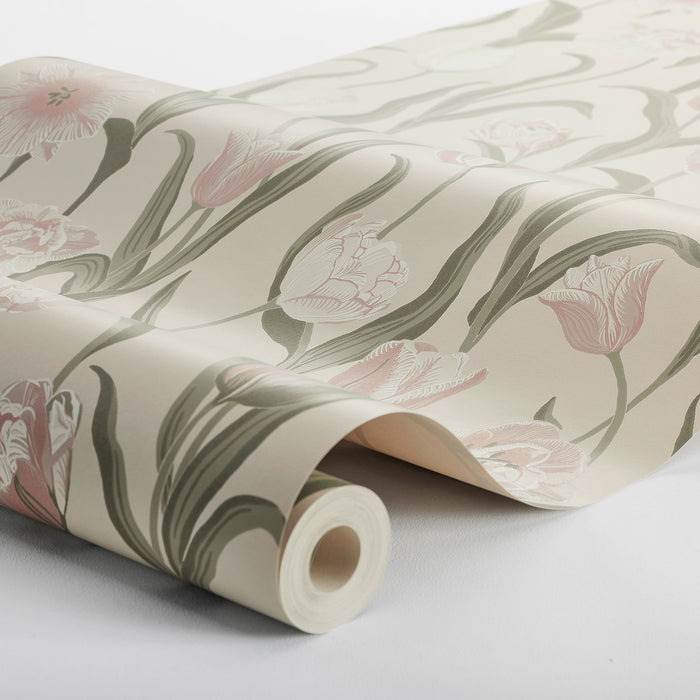 Schumacher La Belle Epoque Blush Wallpaper 6970