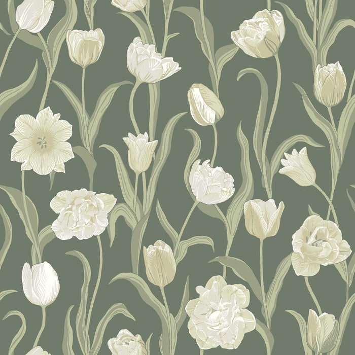 Schumacher La Belle Epoque Jade Wallpaper 6971