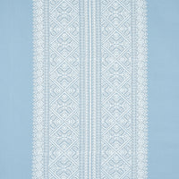 Schumacher Toledo Embroidery Chambray Fabric 69733