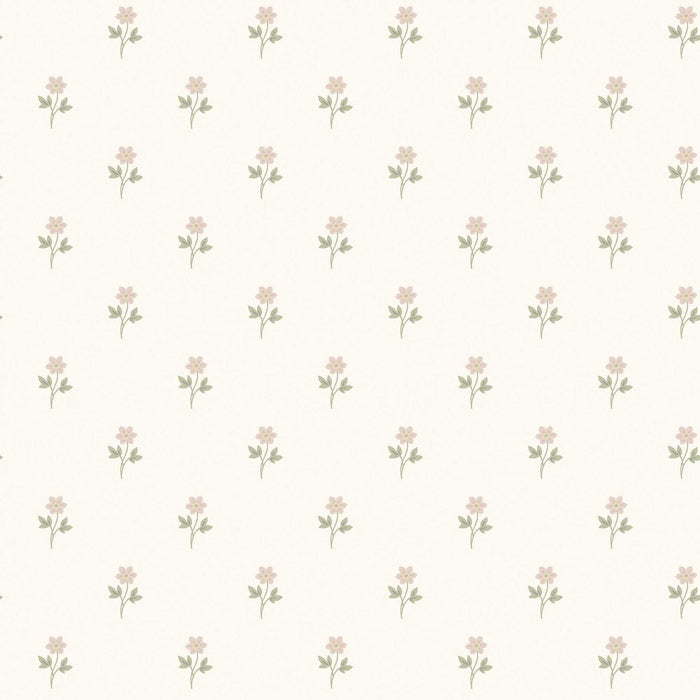 Schumacher Anemone By Borastapeter Blush Wallpaper Sample 6973